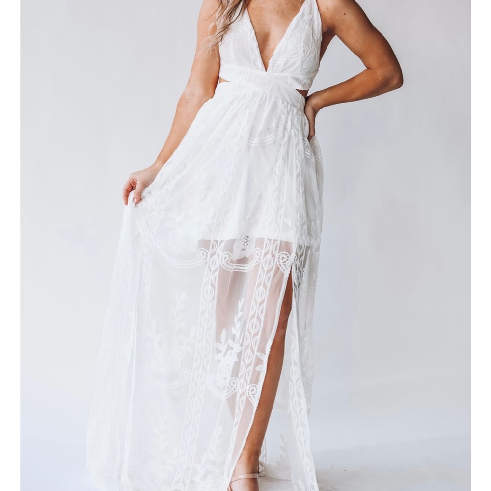 White dress
